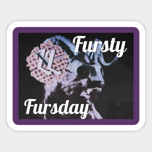 Fursty Fursday Sticker